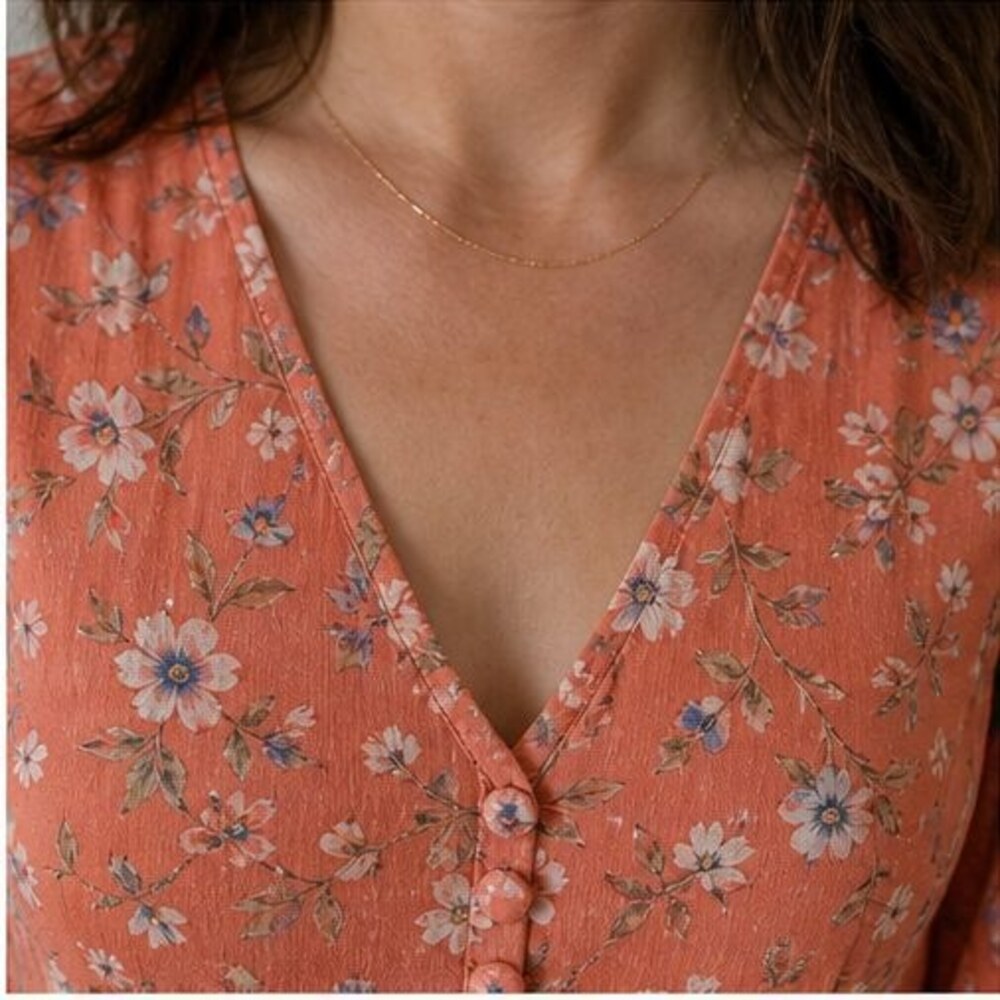 Sage Ruffle Blouse - Picture 4 of 6